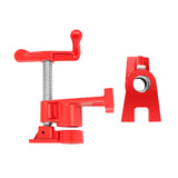 4 Pcs 3/4" Wood Gluing Pipe Clamp Set for Woodworking Lumber Stores, Manufacturing Plants, Repair Shops