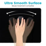 Kawaii Coffee Cat Mouse Pad Black Square Gaming Accessory Rubber Deskmats HD Non-Slip Computer Keyboard Mat New Laptop Mousepad