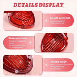 Strawberry Slicer Stainless Steel Sharp Blade Cutter Small Tool for Decorating Dessert Cups Cake Racks Homemade Bread Decoration