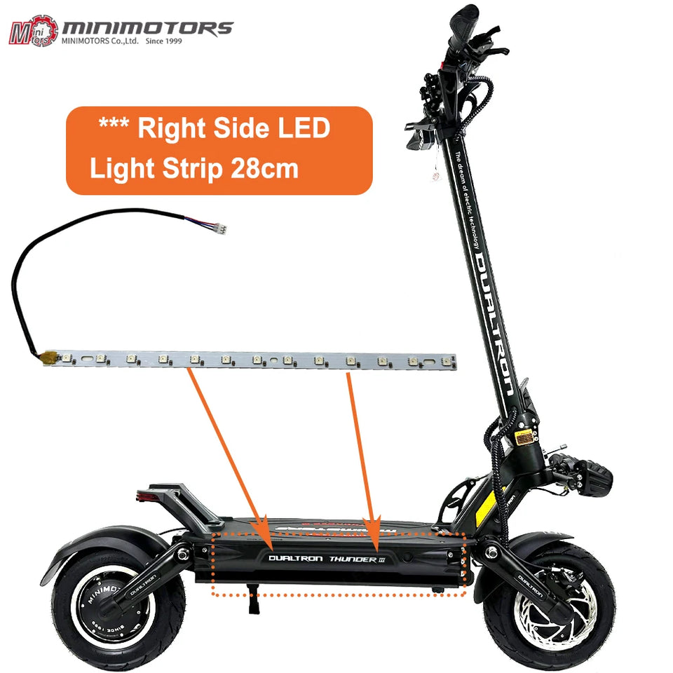 Original Thunder III Deck Side Light Strip Suit for Official Dualtron New Victor Luxury+ Ultra 2 Deck Side Light Strip E-Scooter