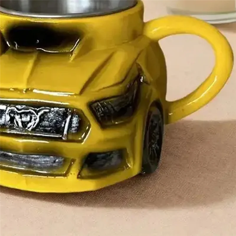 Car Shaped Coffee Mug Interesting Coffee Cup Funny Tea Cup Novelty Drinkware Handcrafted Coffee Cup For Men Car Lovers-Best Sell