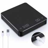 High-precision Electronic Coffee Scale with Waterproof Pad LED Display USB Timing Professional Home Coffee Accessories 3kg/5kg