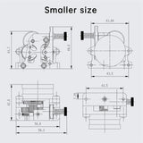 Dual Gear Extruder HGX-LITE-Extruder Hard Steel Reduction Gear With High Speed Motor for CR10 CR 10S Ender 3 V2 3D Printer Parts