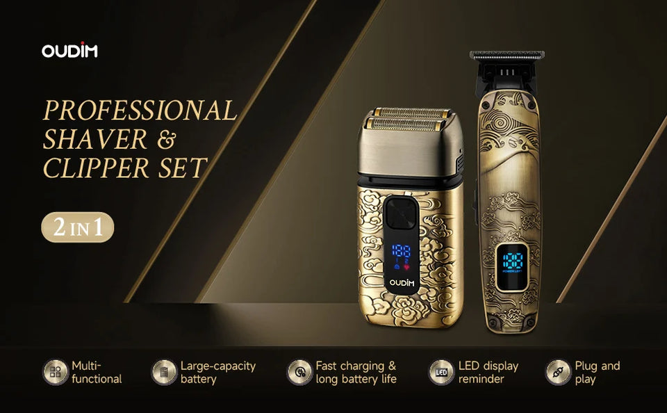 Foil Shavers for Men with Head Shaving, Hair Beard Trimmer, Face Mustache Grooming Kit, Bald Head Shavers  and  and Haircutting