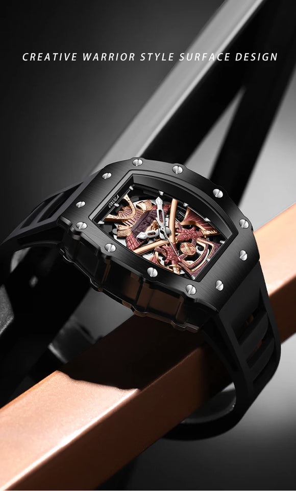 ONOLA Men Automatic Watch Luxury Brand Fashion Luminous Waterproof Mechanical Watches Men Military Sports Watches Gifts for Men