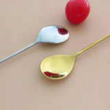 Crystal Spoon Set Long Handle Teaspoon 430 Stainless Steel Diamond Ice Spoon Perfect for Dessert Ice Cream Coffee Cocktail커피