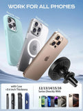 Magnetic Wireless Charger Car 360 Rotation Air Vent Phone Holder Stand Fast Charging Mount For iPhone 17 16 15 14 13 12 Pro Max