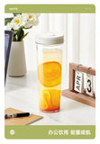 1L cold brew coffee maker manual cold water coffee maker and high capacity water bottle summer portable juice tea coffee kettle