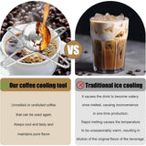 Coffee Cooling Tool Stainless Steel Coffee Cooling Ball Can Be Used Repeatedly To Enhance The Taste of Hand Brewed Coffee