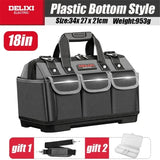 DELIXI Tool Bag Oxford Tools Organizer Professional Waterproof Bag Multifunctional Complete Toolkit Carpenter Tool Accessories