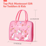 Montessori Toys Busy Board Sensory Activity Developing Board for Motor Skills,Learning Board for Toddlers  Christmas Gift