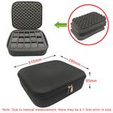 8 Slot Watch Box Sponge Watch Storage Organizer Protective Safety Canvas Shockproof EVA Storage Case for Most Watches