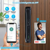 X3 Tuya Wifi 3D face recognition Electronic lock biometrics Fingerprint Lock Smart Door Lock Key Card NFC Camera Electronic Lock