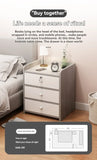 Firm Household Goods Bedside Table Modern Minimalist Bedroom Small Storage Rack Mini Storage Cabinet Bedside Storage Cabinet