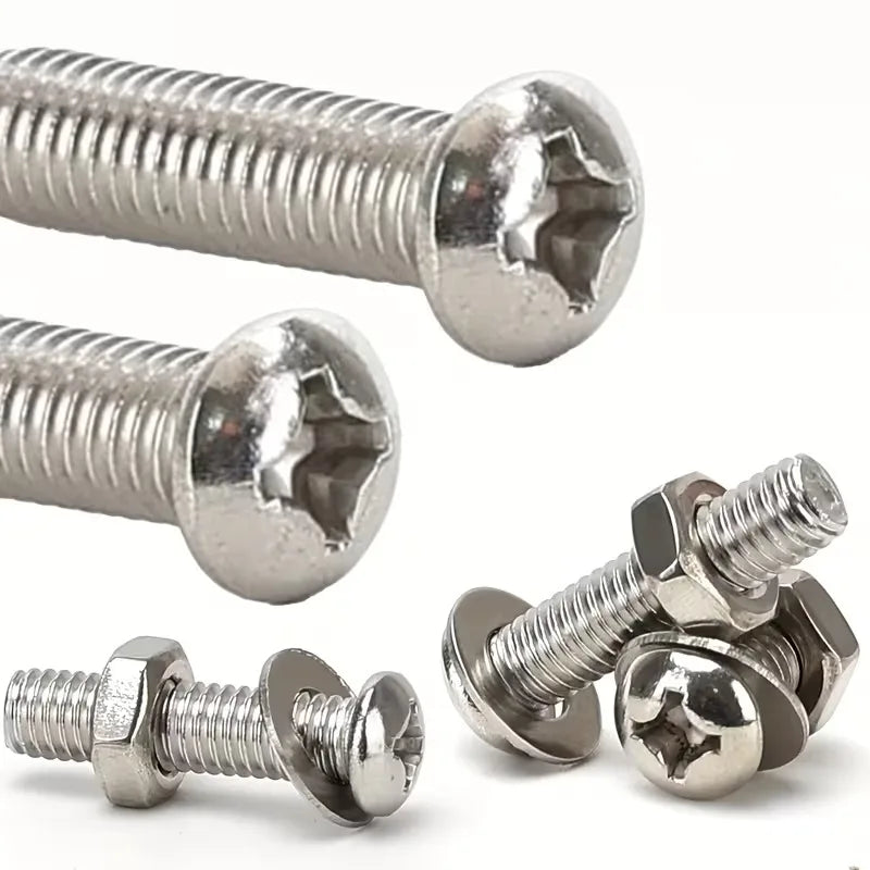 Stainless Steel Metric Screw and Nut Hex Assortment Tool Kit, M2 M2.5 M3 M4 M5 Sizes Fasteners Hardware Bolt Sets 320/700Pcs