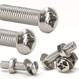 Stainless Steel Metric Screw and Nut Hex Assortment Tool Kit, M2 M2.5 M3 M4 M5 Sizes Fasteners Hardware Bolt Sets 320/700Pcs