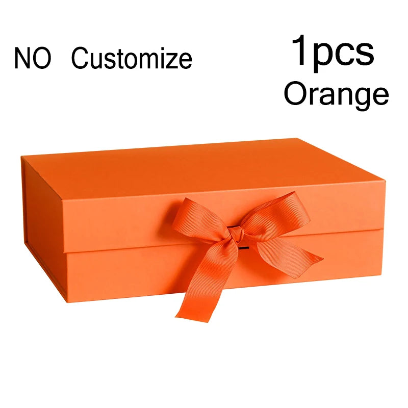 Cardboard Package Box Pink Black Carton Large Gift Box Personalized Logo Corrugated Box For Packaging Party Box With Ribbon