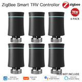 MOES ZigBee3.0 TRV New Radiator Actuator Valve Tuya Smart Programmable Thermostat Temperature Heater Alexa Voice Control