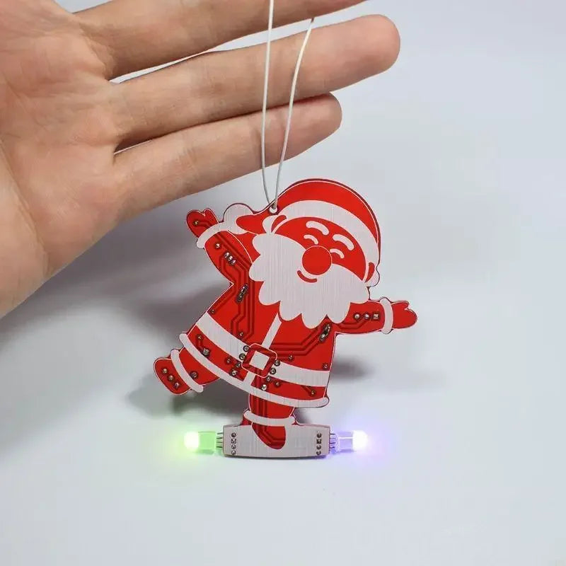 Lovely Santa Xmas Tree Decoration Electronic LED Electronic