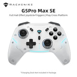 MACHENIKE G5Pro Max SE Gaming Controller With Charging Dock Optional Hall Effect Joysticks Triggers RGB Light Wireless Gamepad