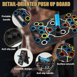 All-in-One Push Up Board for Men & Women, 56 Adjustable Angles for Full-Body Workouts, Foldable Home Gym Equipment
