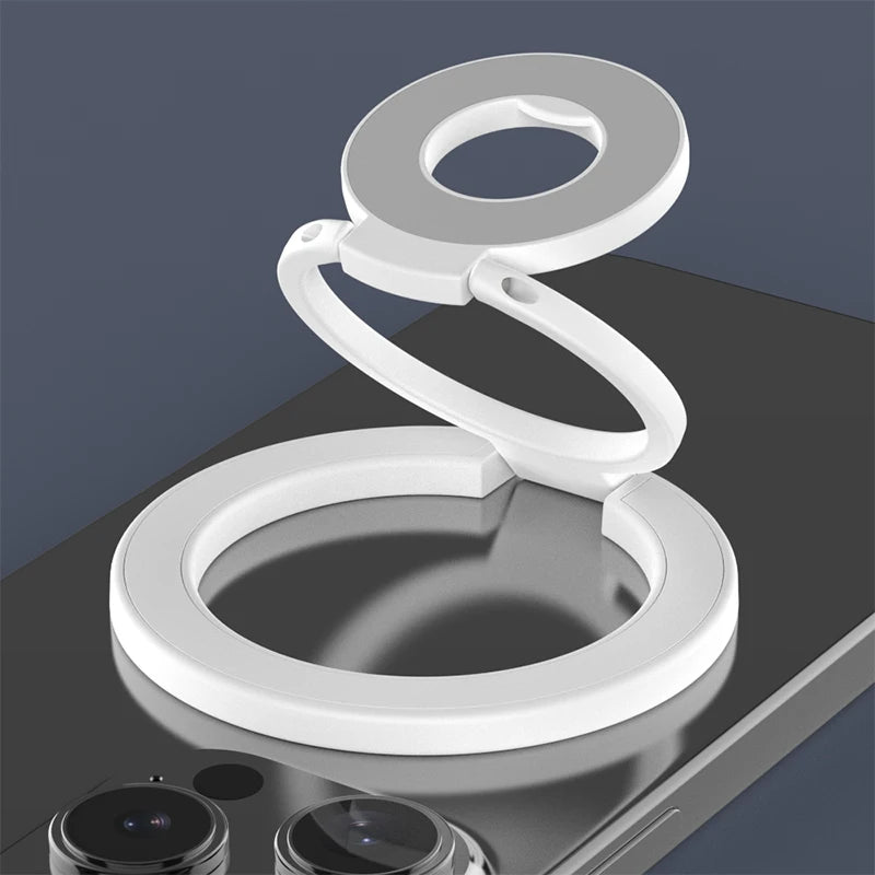 2025 New Double Sided Magnetic Phone Stand for Magsafe Strong Magnet Folding Holder Desktop Bracket for iPhone 17 16 15 Pro/Plus