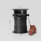 Coffee Knock Box Espresso Grounds Container Dump Bin Bucket Anti Slip Powder Beveled Residue Barista Accessories Maker Tool