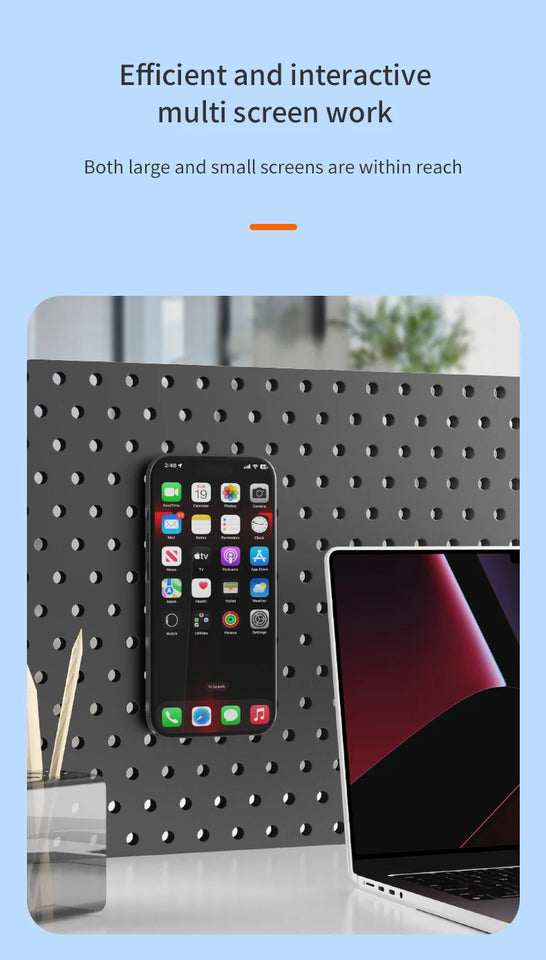 2025 New Double Sided Magnetic Phone Stand for Magsafe Strong Magnet Folding Holder Desktop Bracket for iPhone 17 16 15 Pro/Plus