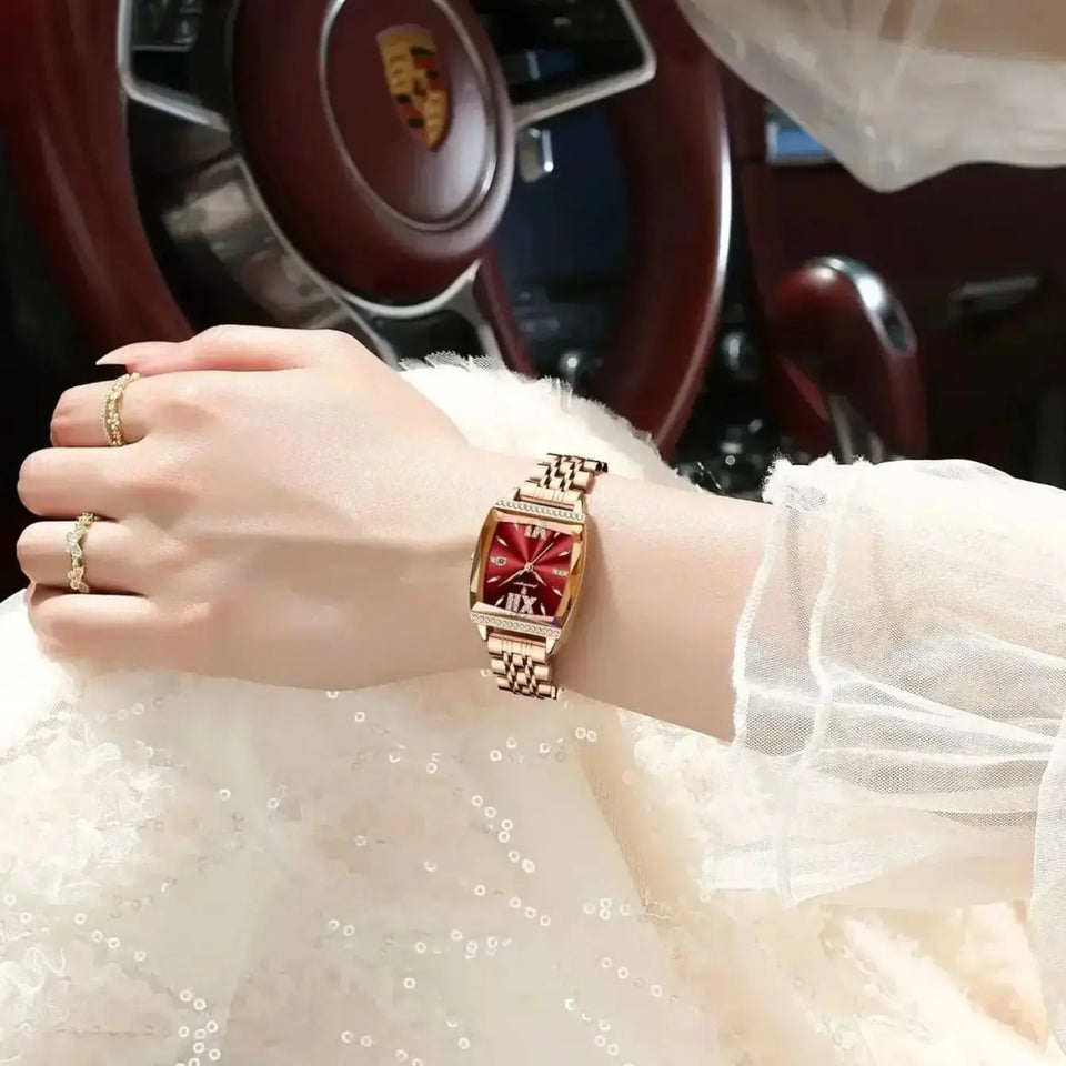 POEDAGAR Fashion Watch For Woman High Quality Waterproof Date Elegant Ladies Watch Stainless Steel Original Women Quartz Watches