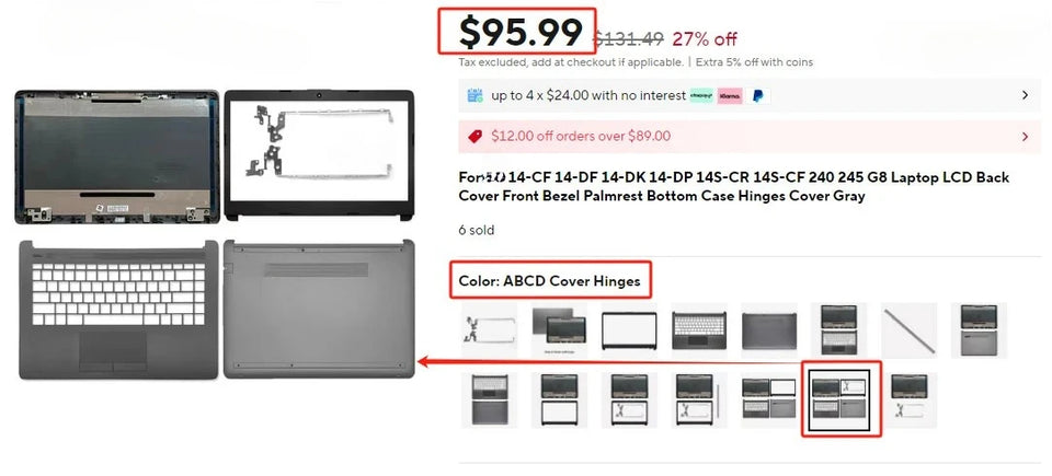 NEW For Legion 5-15 5-15ITH6H 15ITH6 15ACH6H 15ACH6 2021 Laptop LCD Back Cover/Front Bezel/Hinges/Palmrest/Bottom Case