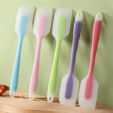 Silicone Cake Scraper Translucent Non-Stick Cake Cream Spatula Kitchen Cooking Pastry Scraper Mold Brush Tool Baking Accessories