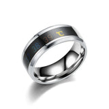 FSUNION 2025 New Arrival Titanium Steel Intelligent Temperature Sensitive Rings For Women Men Waterproof Jewelry Wedding Gifts