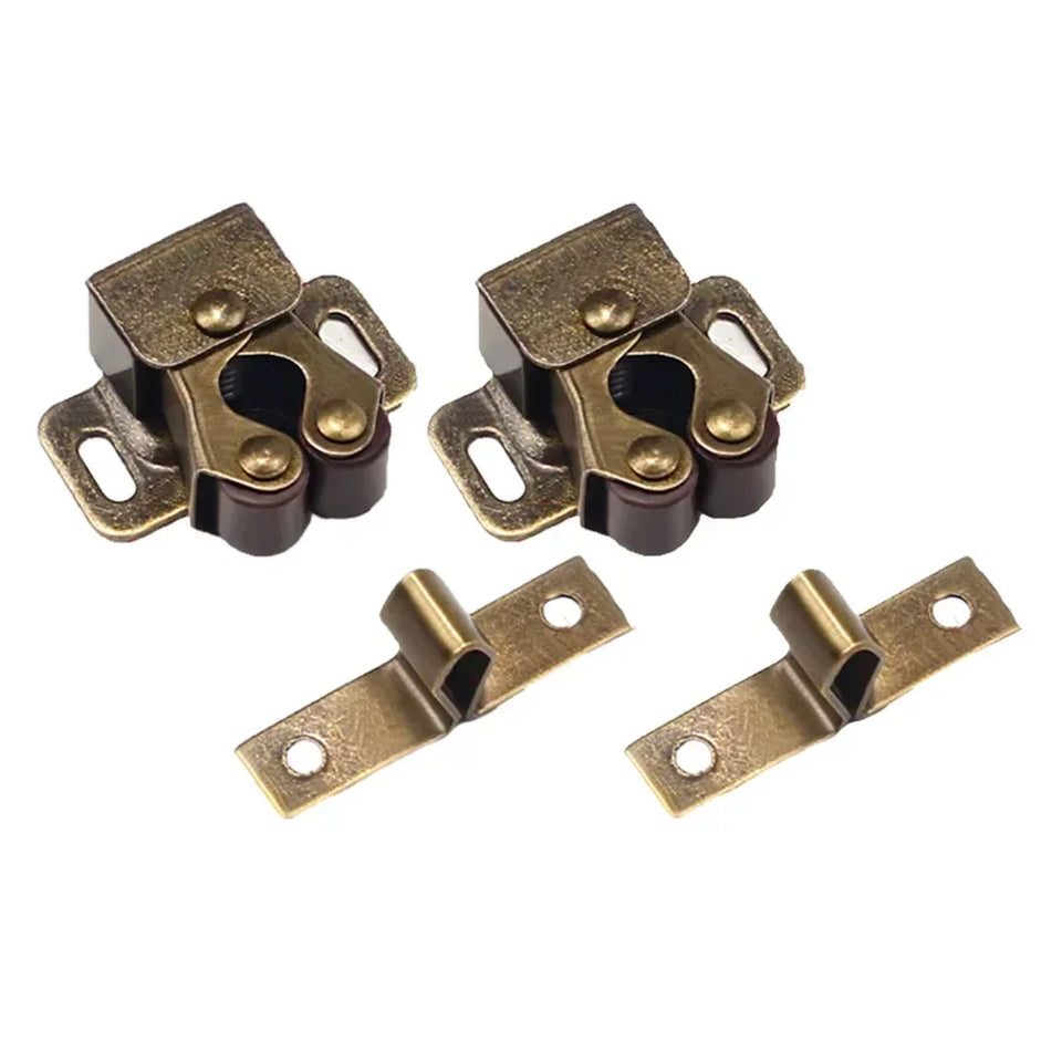 Door Close Latch Stainless Steel For Motorhomes Caravans Boats Double Roller Catch Cupboard Cabinet Door Close Latch