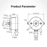 Dual Gear Extruder HGX-LITE-Extruder Hard Steel Reduction Gear With High Speed Motor for CR10 CR 10S Ender 3 V2 3D Printer Parts