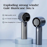 2025 New Cooling Handheld Fan with Ice Pack and Silent Operation100 Portable High-Speed Fan USB Mini Fan