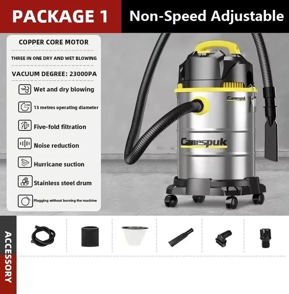 25L/40L Wet And Dry Blowing 3 in 1 Vacuum Cleaner High Power Car Wash Shop Hotel Household Commercial Industrial Vacuum Cleaner