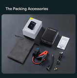 Baseus 2 In 1 Car Air Pump 8000mAh Power Bank Portable Air Compressor with LCD Digital Display Car Tire Inflator Pump