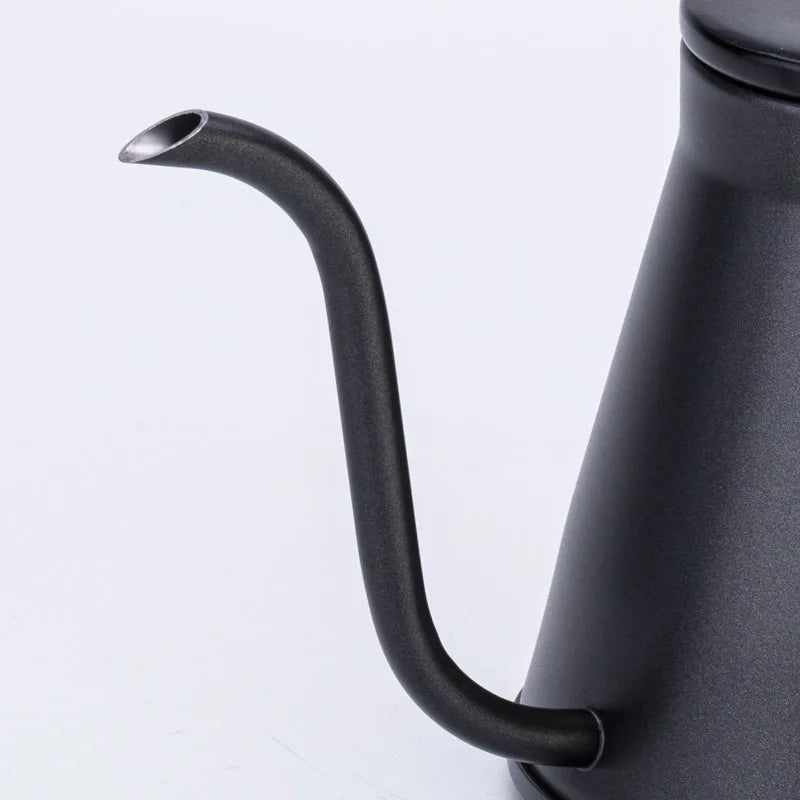1.2L Pour Over Coffee Kettle - 304 Stainless Steel, Long Spout with Temperature Control, Suitable for Open Flame & Tea Brewing