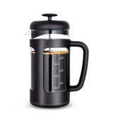Easyworkz French Press  Coffee Tea Maker with Borosilicate Glass,Soft Grip Handle