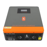 PowMr 3.6KW Solar Hybrid Inverter 120A MPPT Solar Charge 24V DC to 110VAC Pure Sine Wave Inverter Support Lifepo4 for Solar Home