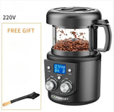CAFEMASY 80-100g Home Coffee Roaster Electric Mini No Smoke Coffee Beans Baking Roasting Machine 110-240V Coffee Bean Roaster