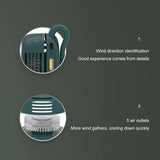 360° Adjustable Airflow Portable Neck Fan Soft Breeze Quiet Personal Cooling Fan for Outdoor & Office Travel Mini Fan