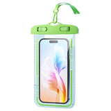 New IPX8 Waterproof Phone Pouch Transparent Touchable Floating Phone Waterproof Bag for Beach Underwater Photography Phone Cover