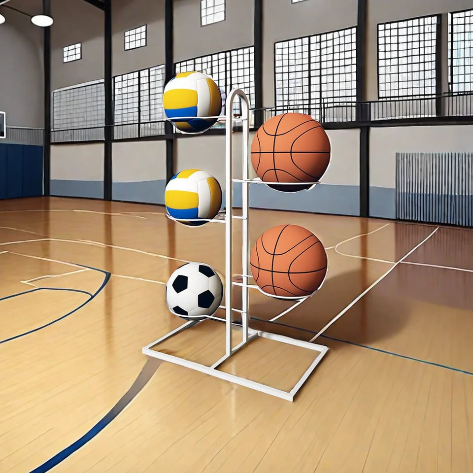Indoor Children Basketball Storage Rack Put Ball Football Storage Basket Placed Rack Kindergarten Volleyball Stand Holder Space