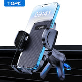 TOPK Car Phone Holder Air Vent Mount Universal Auto Gravity Mount Cell Phone Stand For All Smartphones