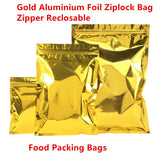 100pcs Silver Dumb Aluminum Foil Bags Heat Seal - Top Open Mylar Foil Bag Matte Surface Plastic Food Package Spices/Sauce Pouch