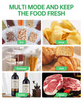 Well-Designed Fast-Compact Vacuum Sealer Machine Food Grade Plastic Seals Both Vacuum Bags And Roll Bags Ideal Kitchen Accessory
