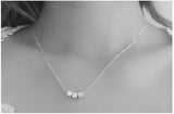 REETI New Arrivals real 925 Sterling Silver Three squares Necklaces Pendant Hot Sale Pure Silver Jewelry for Women