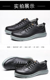 New microfiber leather PU sole anti-static white protective anti-smash anti-puncture safety shoes breathable non-slip work shoes