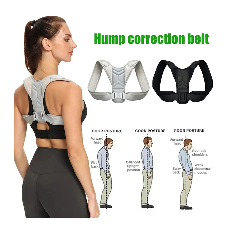 1pcs Back Posture Corrector Neck Brace Training Equipment Home Office Man Woman Postura Shoulder Support Correction Belt